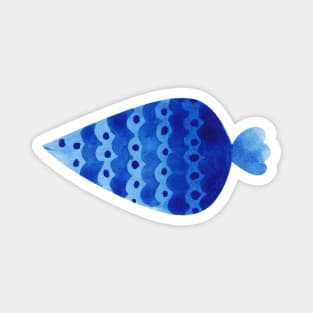 blue fish Magnet