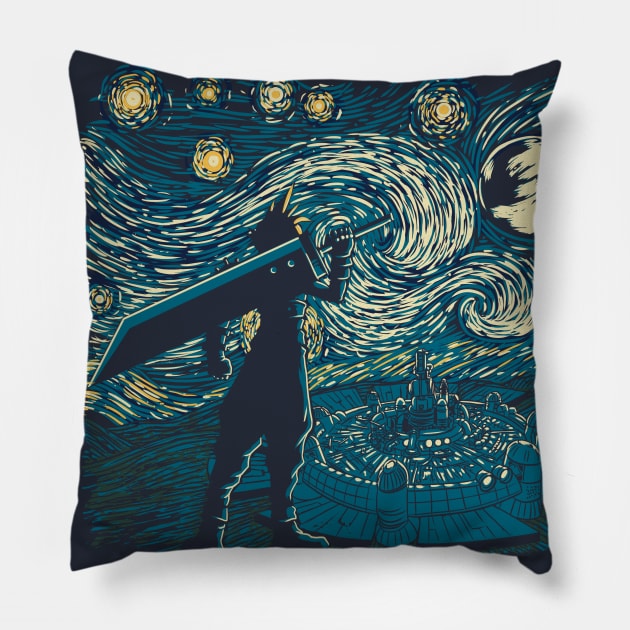 Starry Fantasy Pillow by ddjvigo