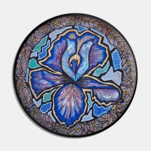 Blue Flower of Love by LowEndGraphics Pin