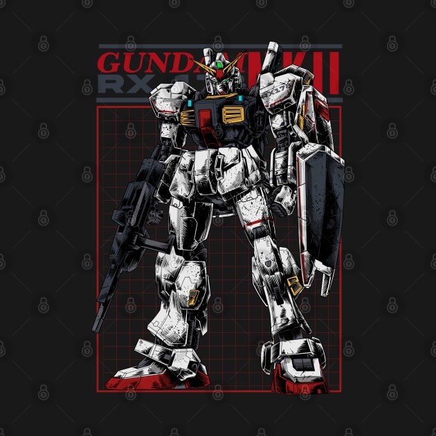 Gundam MK II RX 178 by WahyudiArtwork