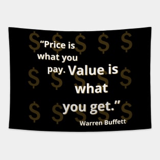 Warren Buffett quote on dollars Tapestry