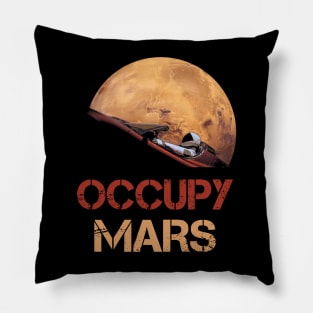 Occupy Mars Pillow