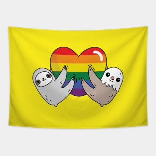 The pride love sloths Tapestry