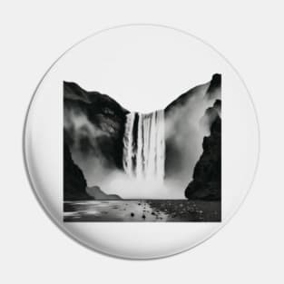 Iceland, skogafoss, waterfall Pin