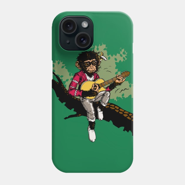 Chimpster Phone Case by AJIllustrates