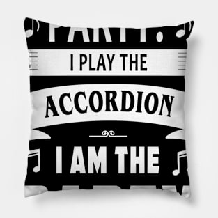 Accordion Player Party Pillow