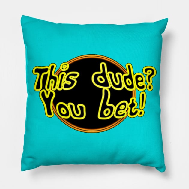 This dude? You bet! Pillow by radiogalaxy