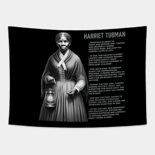 Harriet Tubman - Black History Legend Tapestry