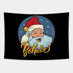 Pop Art Santa Tapestry