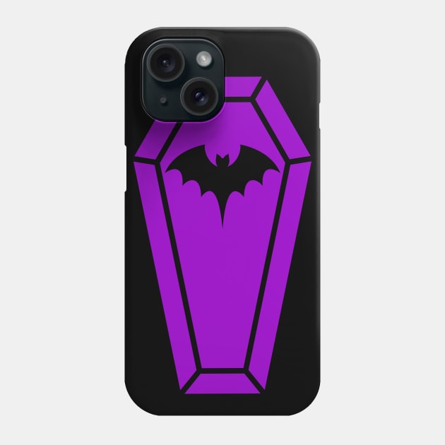 Cute Coffin in Purple Phone Case by RavenWake