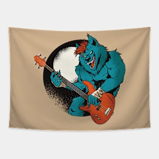 Werewolf Guitarist Tapestry