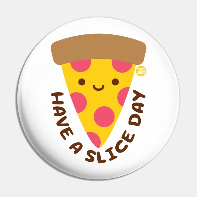 pizza Pin by toddgoldmanart