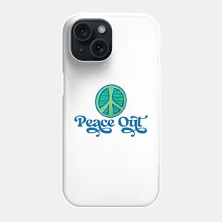 Peace Out Peace Symbol Phone Case