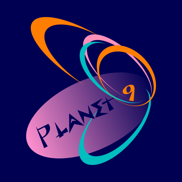 Planet Nine 1950s Logo by beethovenday