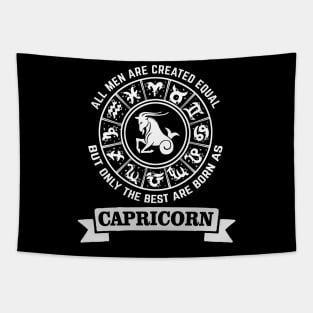 Only The Best Men Are Born As Capricorn Tapestry