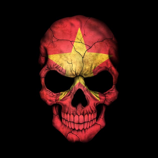 Vietnamese Flag Skull by jeffbartels