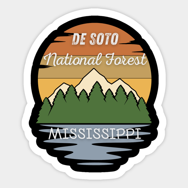 De Soto National Forest Mississippi - National Forest - Sticker