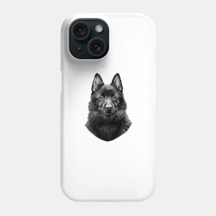 Schipperke Cute Black Dog Phone Case