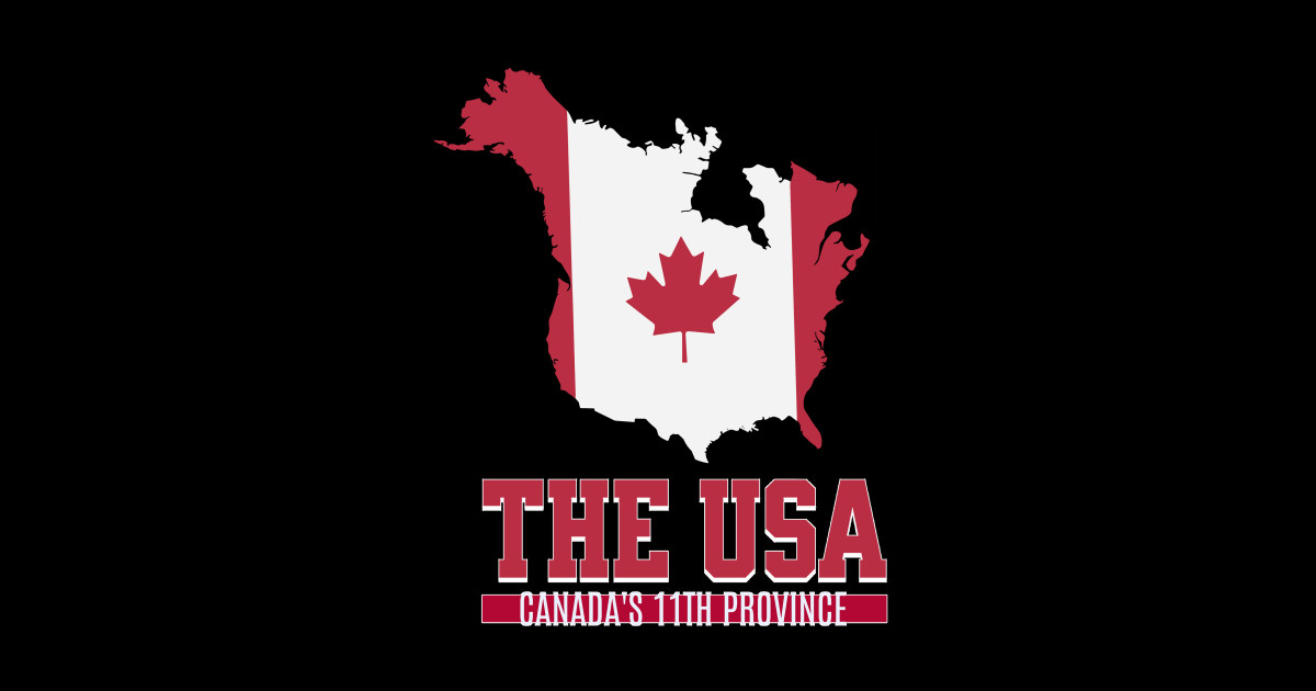 the usa canadas 11th province The Usa Canadas 11th Province Sticker