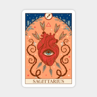 Zodiac sign tarot card Sagittarius Magnet