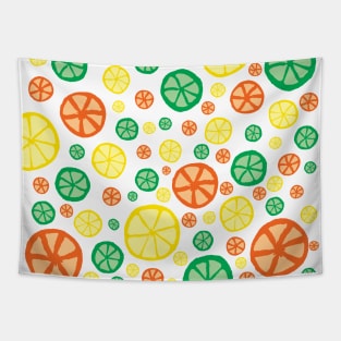 Fun Fruity Cirtus Pattern Tapestry