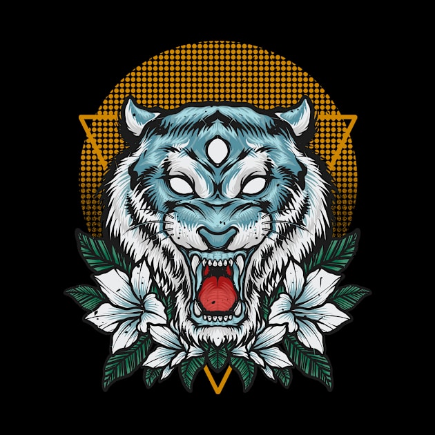 White tiger by vhiente