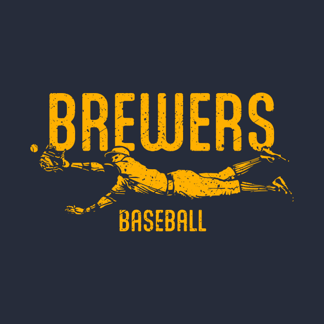 Brewers Vintage Catch by Throwzack