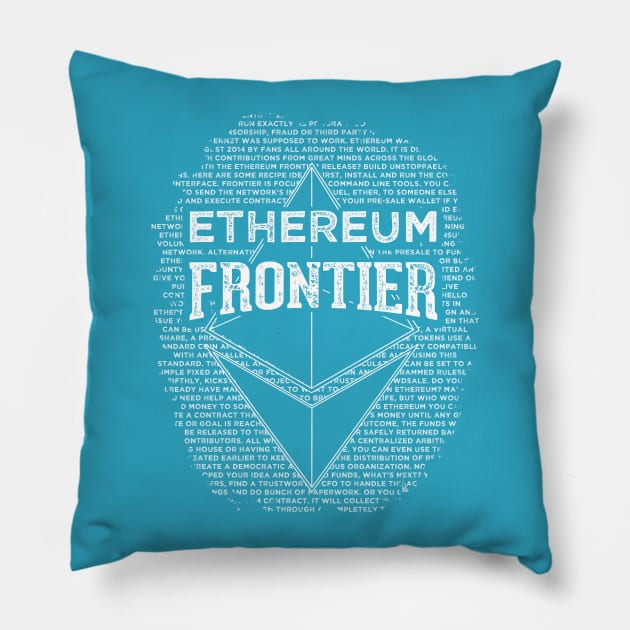 Ethereum Frontier Pillow by andreabeloque
