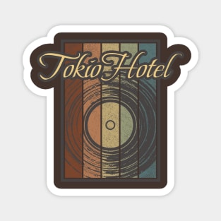 Tokio Hotel Vynil Silhouette Magnet