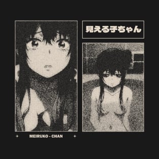 Meiruko Chan Gloomy Halftone Fanart Design T-Shirt