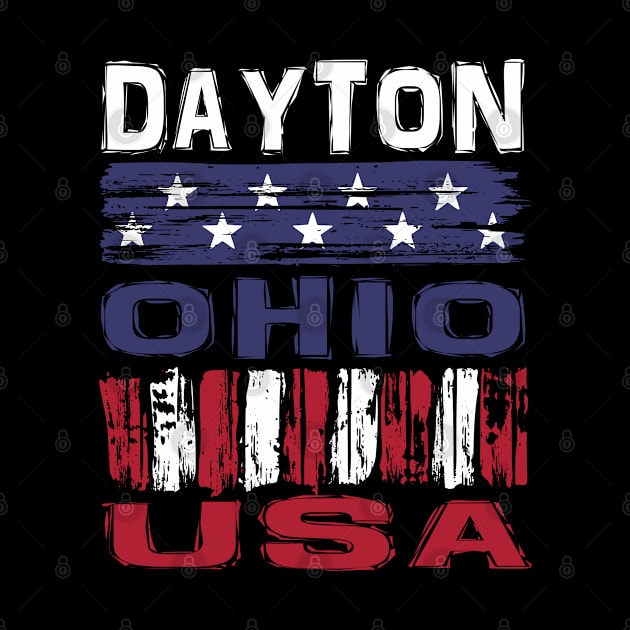 Dayton Ohio USA T-Shirt by Nerd_art