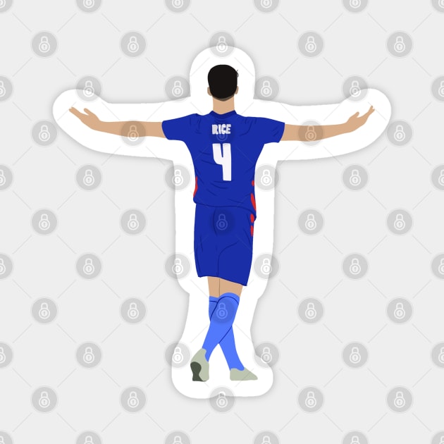 Declan Rice - Three Lions Magnet by jocela.png