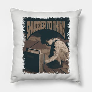 Shudder To Think Vintage Radio Pillow