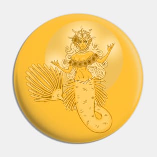 Sunshine Mermaid Pin