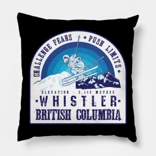 Ski Whistler British Columbia Pillow