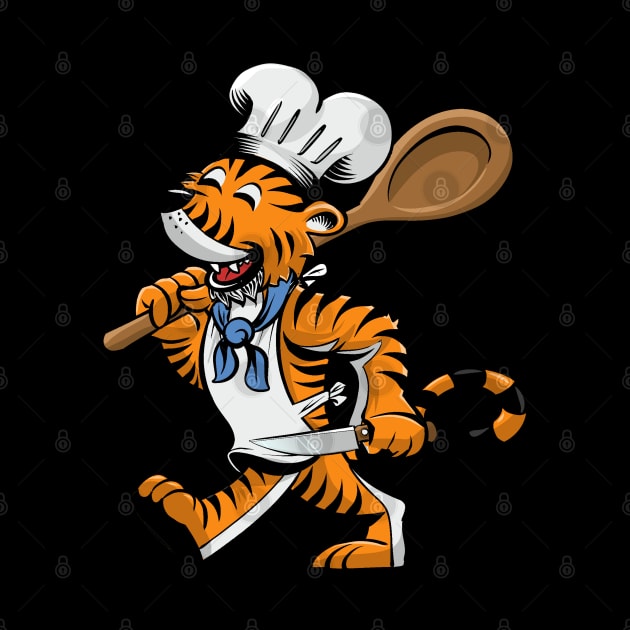 Tiger Chef by Black Tee Inc