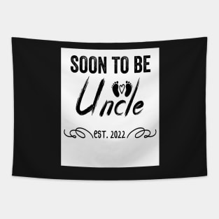 Soon To Be Uncle Est 2022 Funny Pregnancy Tapestry