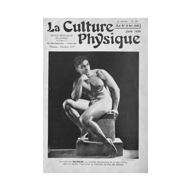 LA CULTURE PHYSIQUE - Vintage Physique Muscle Male Model Magazine Cover by SNAustralia