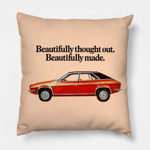 BRITISH LEYLAND PRINCESS - advert Pillow by Throwback Motors