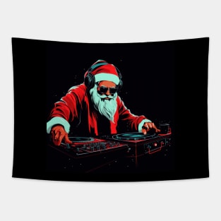 DJ Santa Tapestry