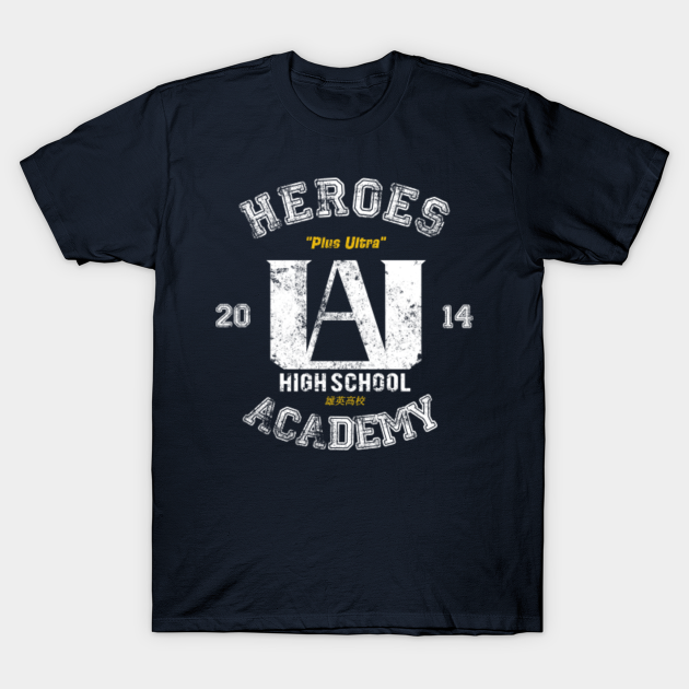 UA High School Boku No Hero Academia Unisex T-Shirt Heroes Academy Plus Ultra UA High School Boku No Hero Academia Unisex T-Shirt Heroes Academy Plus Ultra