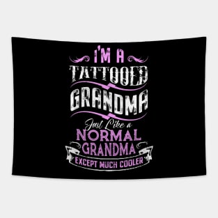 Tattooed Grandma Tapestry