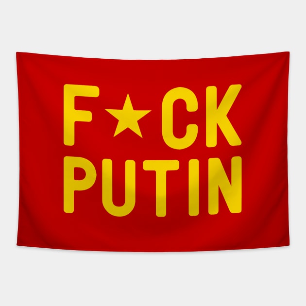 Fuck Putin Tapestry by bembureda