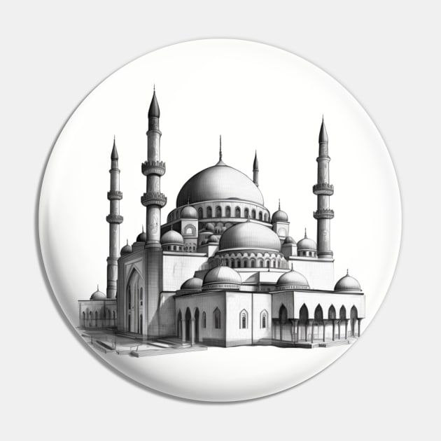 Islam - Mosque Pin by KAWAIIBYHM