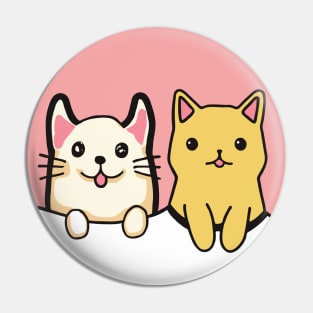 cat and dog friendship Pin