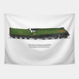 Union of South Africa British Preserved A4 Locomotive 60009 Tapestry