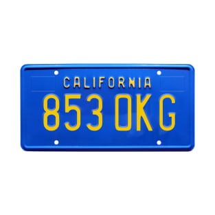 James Rockford's license plate in the Rockford Files T-Shirt