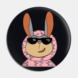 Cool Bunny Rabbit Pin