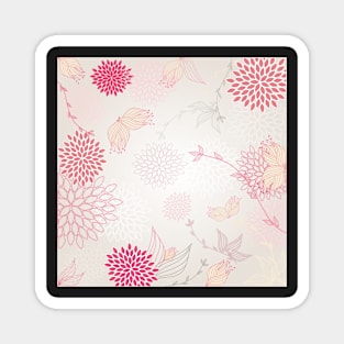 Flowers background Magnet