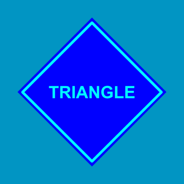 Blue Blue Triangle by rockcock